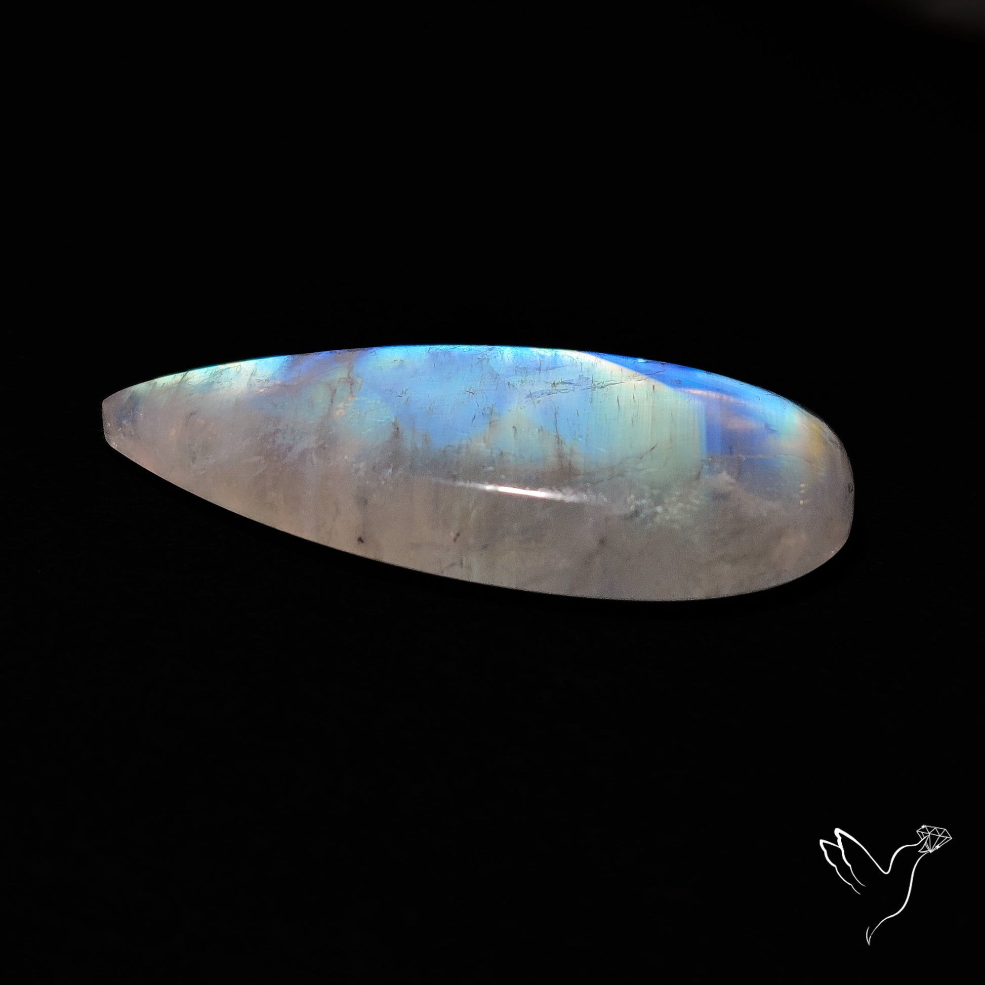Rainbow Moonstone Cabochon