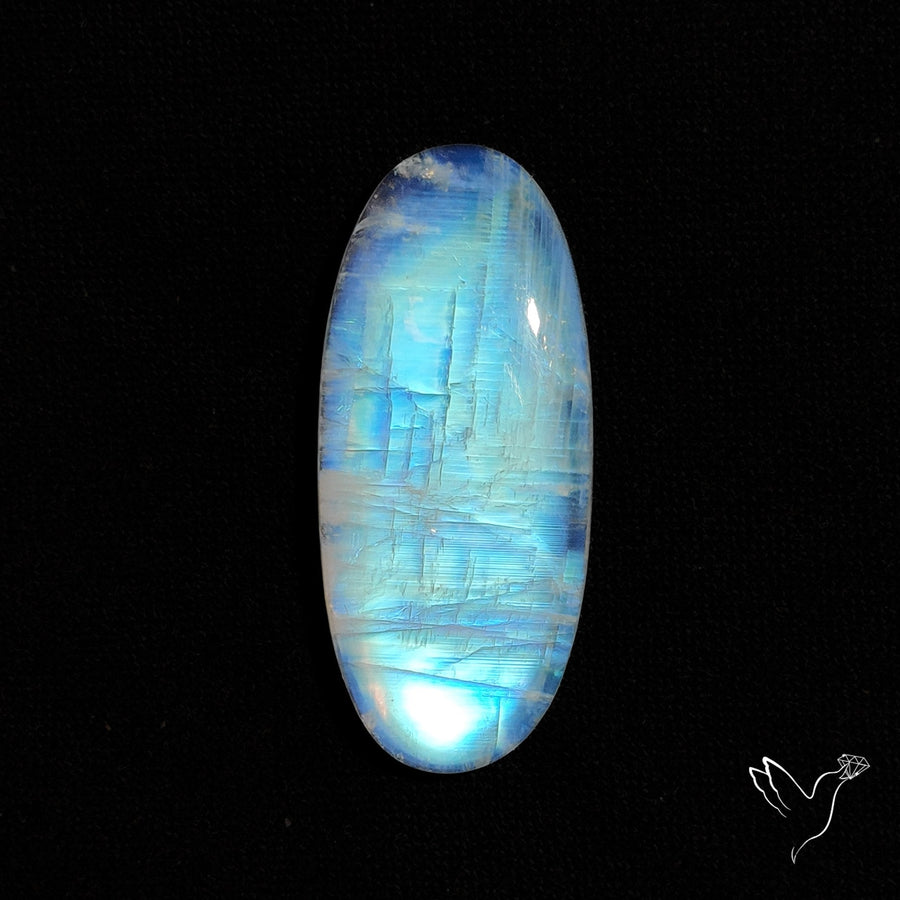 Rainbow Moonstone Cabochon