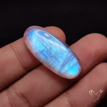 Rainbow Moonstone Cabochon