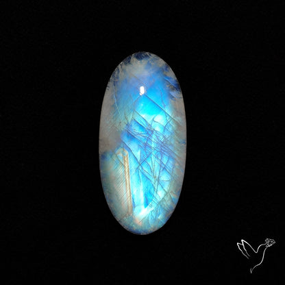 Rainbow Moonstone Cabochon