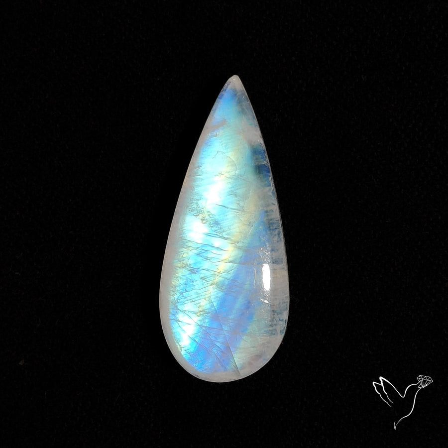 Rainbow Moonstone Cabochon