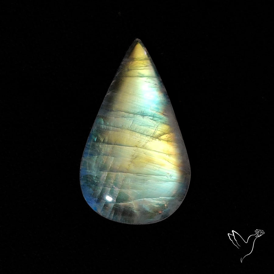 Rainbow Moonstone Cabochon