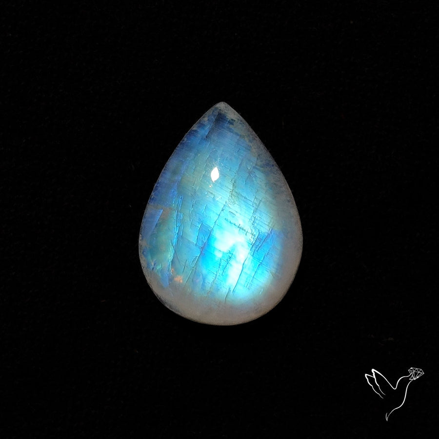 Rainbow Moonstone Cabochon