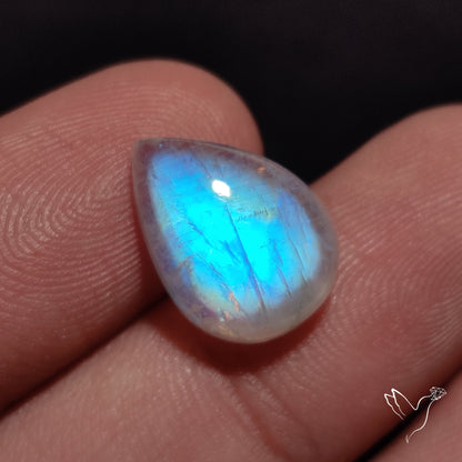 Rainbow Moonstone Cabochon
