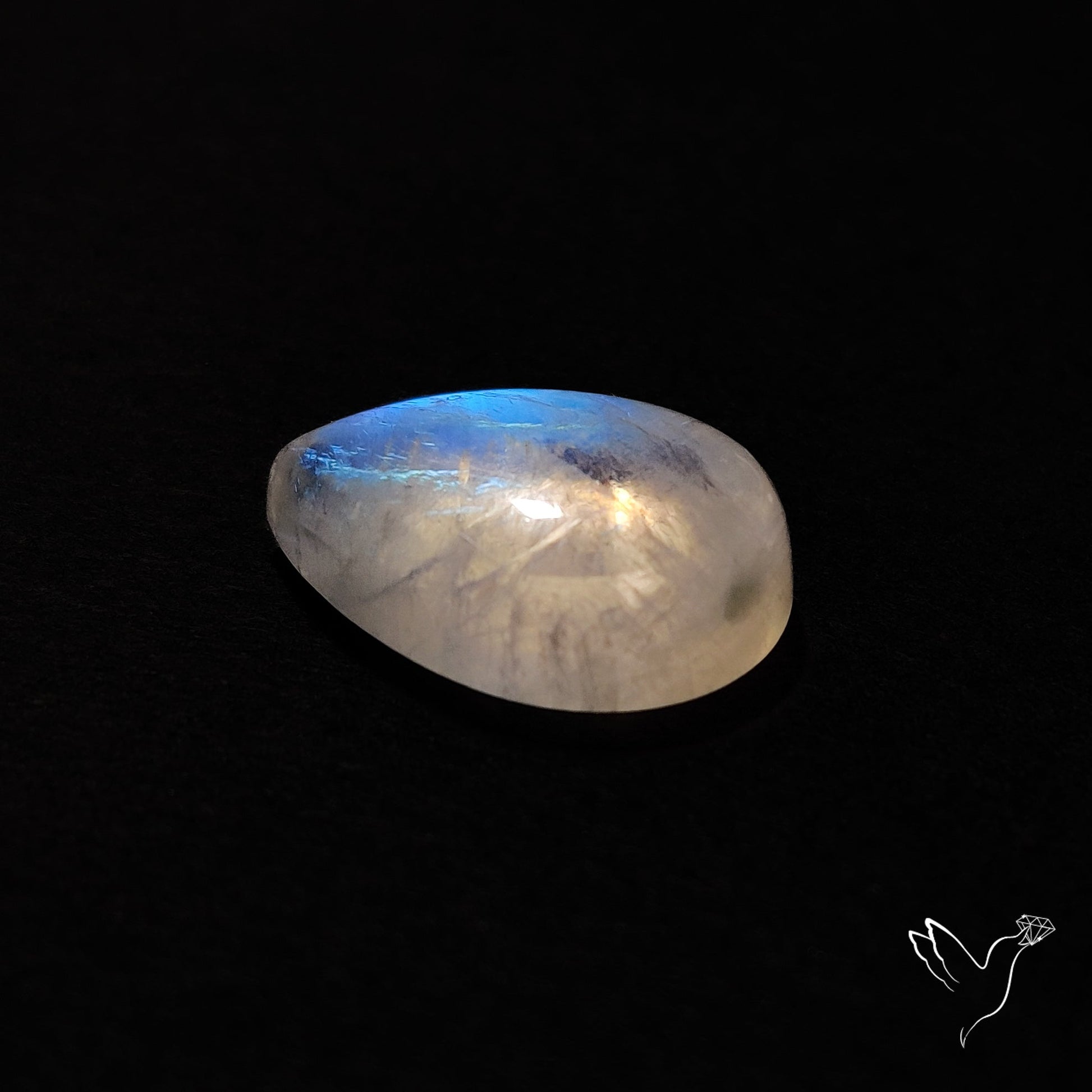 Rainbow Moonstone Cabochon
