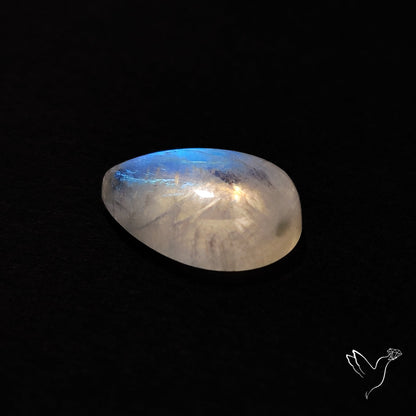 Rainbow Moonstone Cabochon