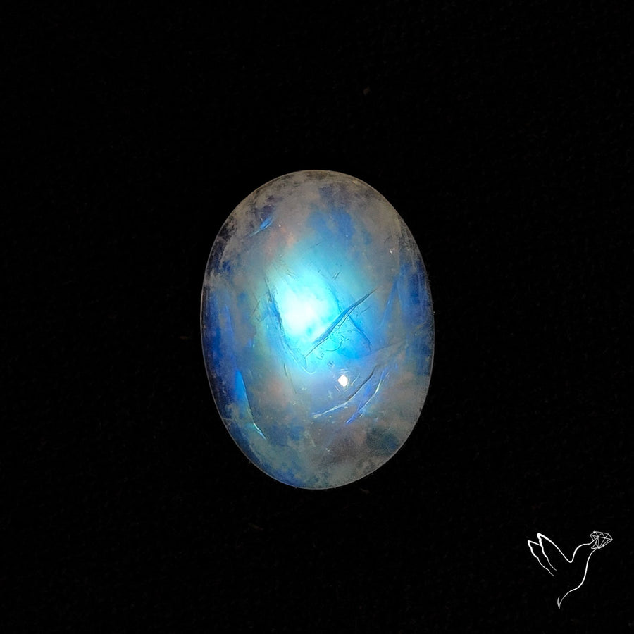 Rainbow Moonstone Cabochon