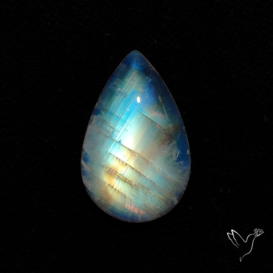 Rainbow Moonstone Cabochon