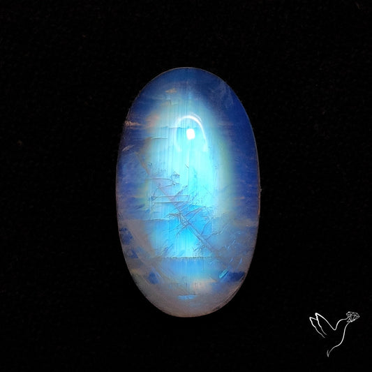 Rainbow Moonstone Cabochon