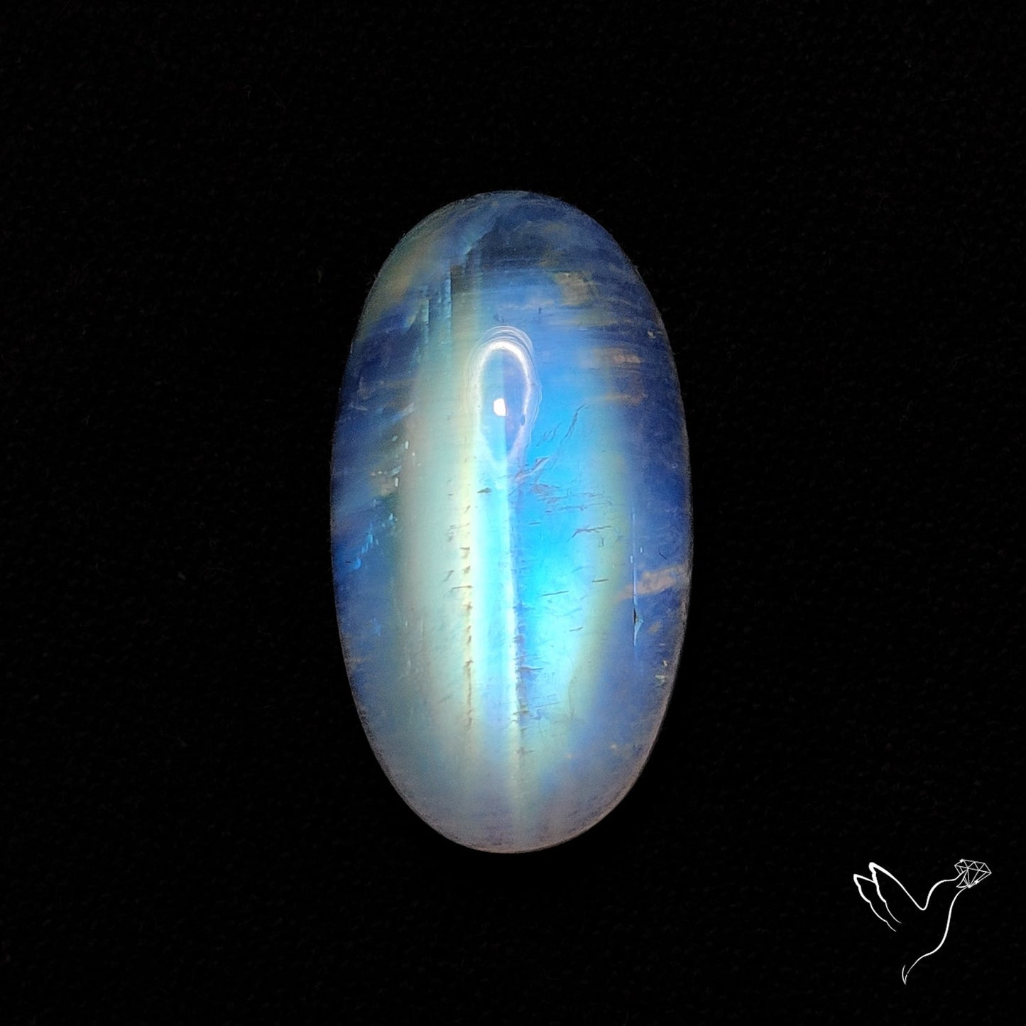 Rainbow Moonstone Cabochon