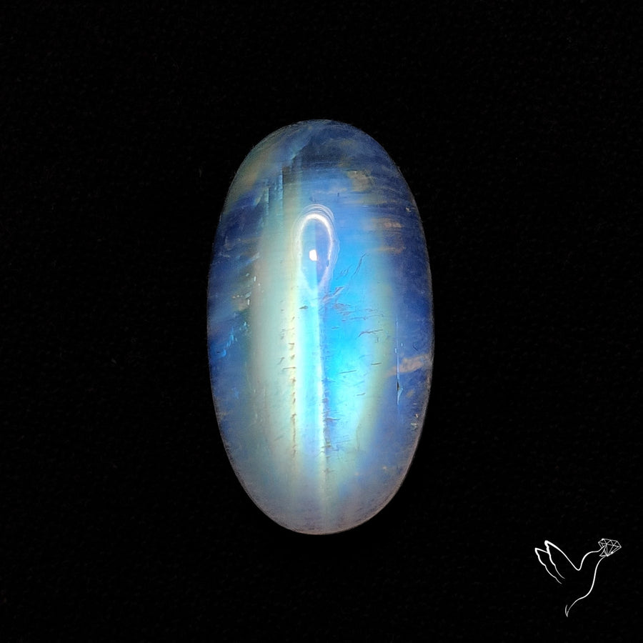 Rainbow Moonstone Cabochon