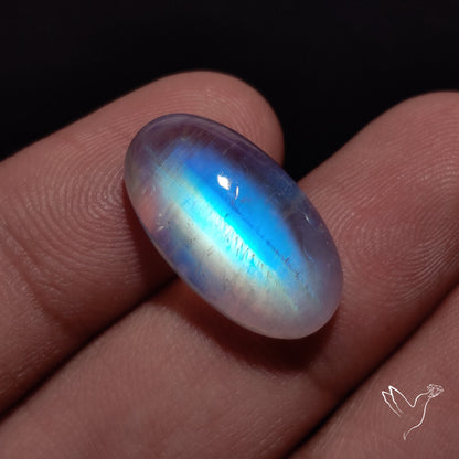 Rainbow Moonstone Cabochon