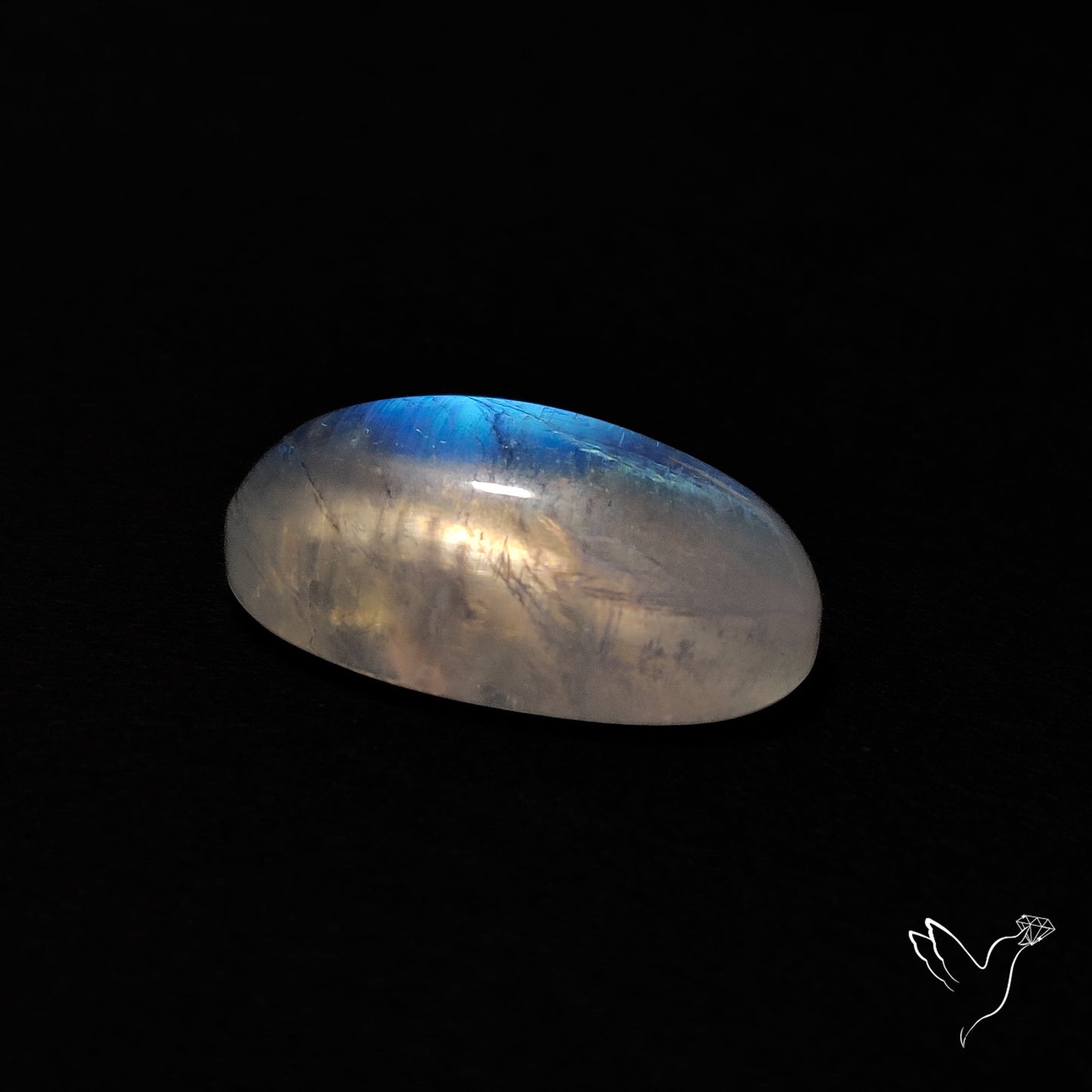 Rainbow Moonstone Cabochon