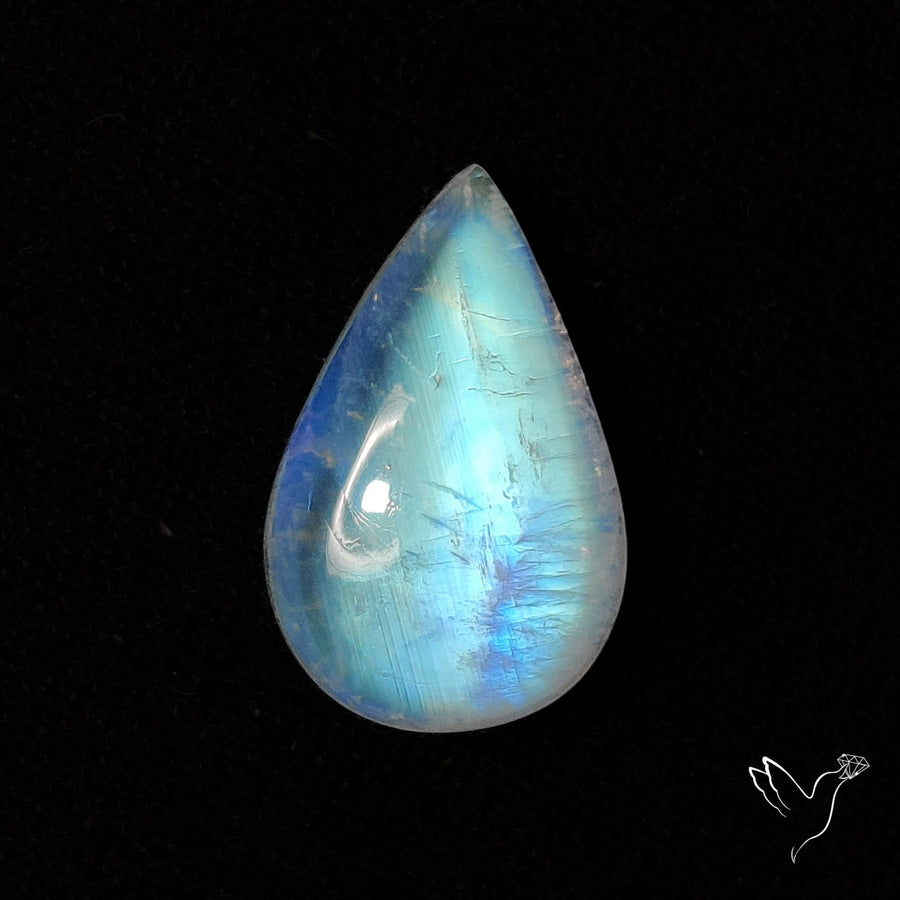 Rainbow Moonstone Cabochon