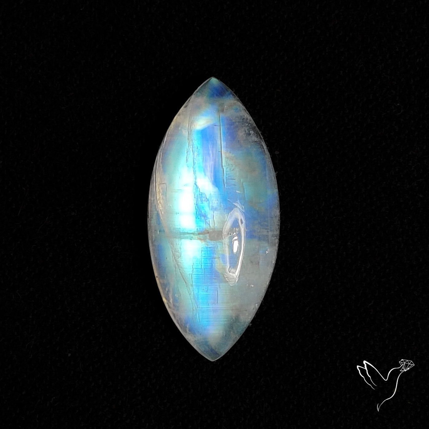 Rainbow Moonstone Cabochon