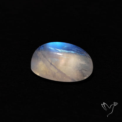 Rainbow Moonstone Cabochon