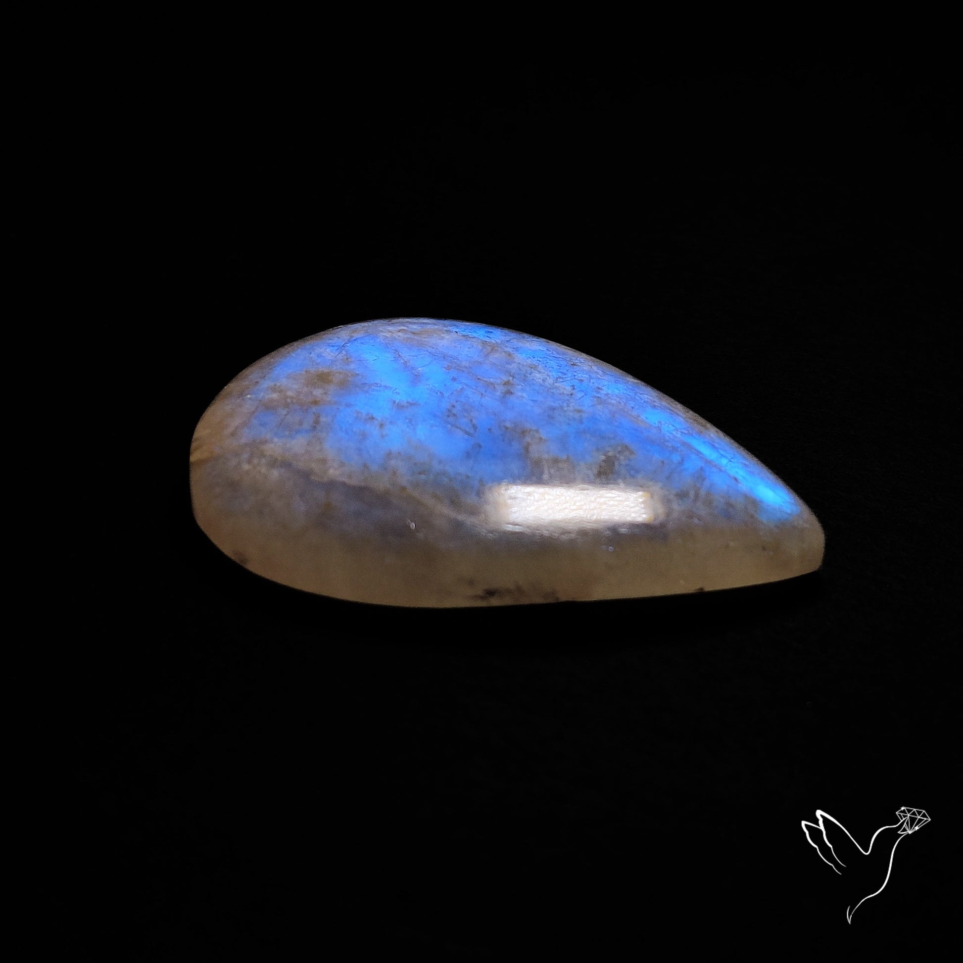Russian Belomorite Moonstone Cabochon