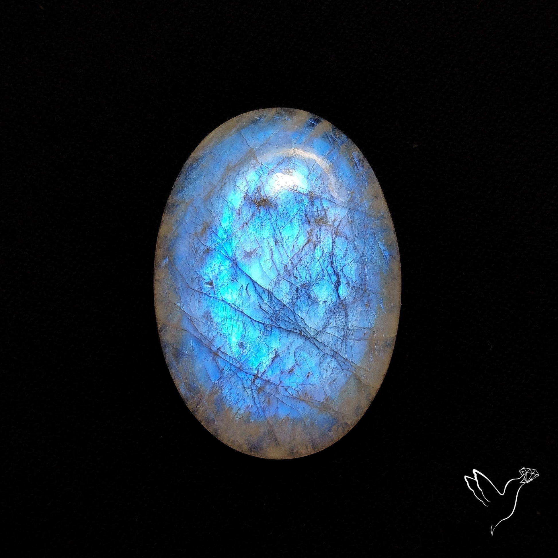 Russian Belomorite Moonstone Cabochon
