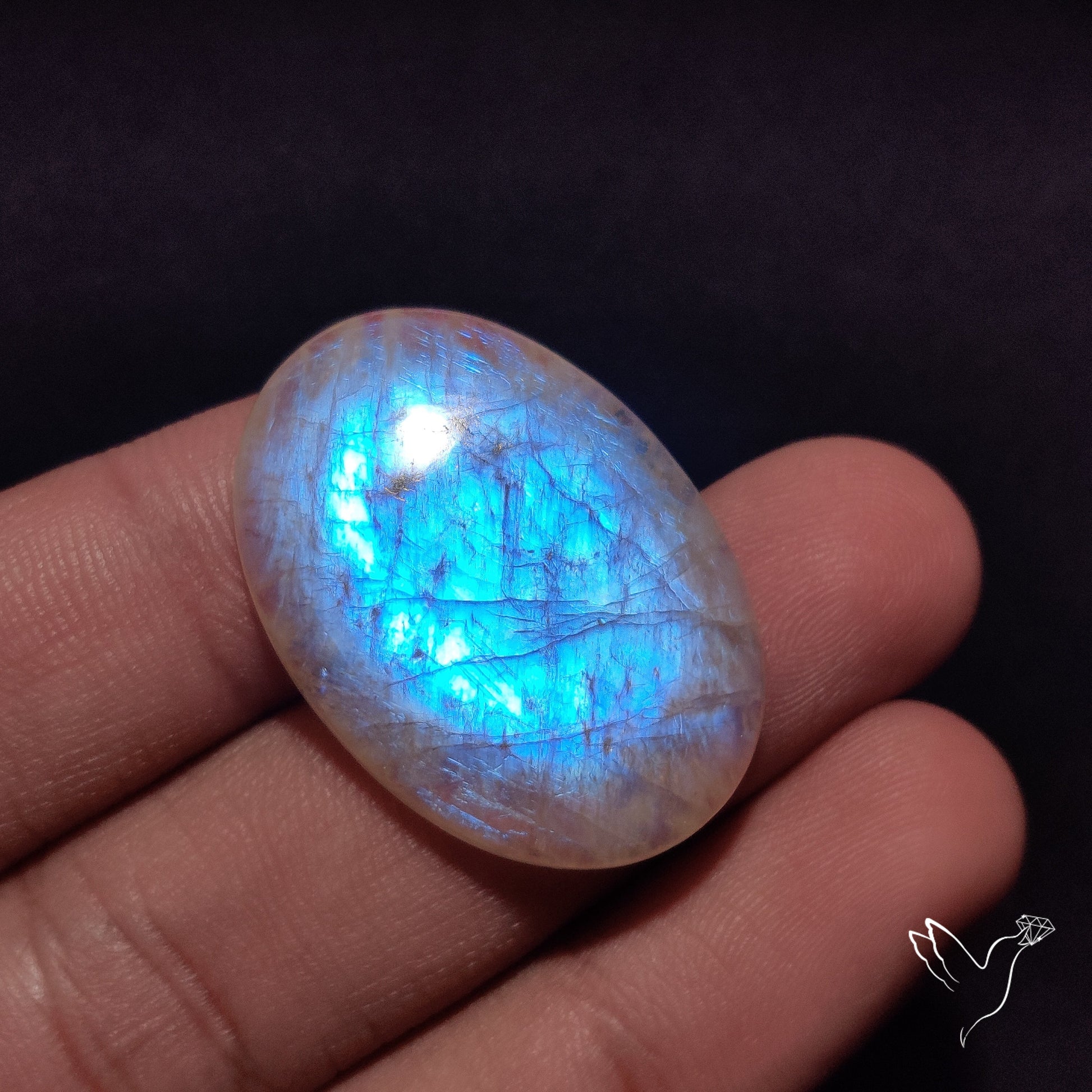 Russian Belomorite Moonstone Cabochon
