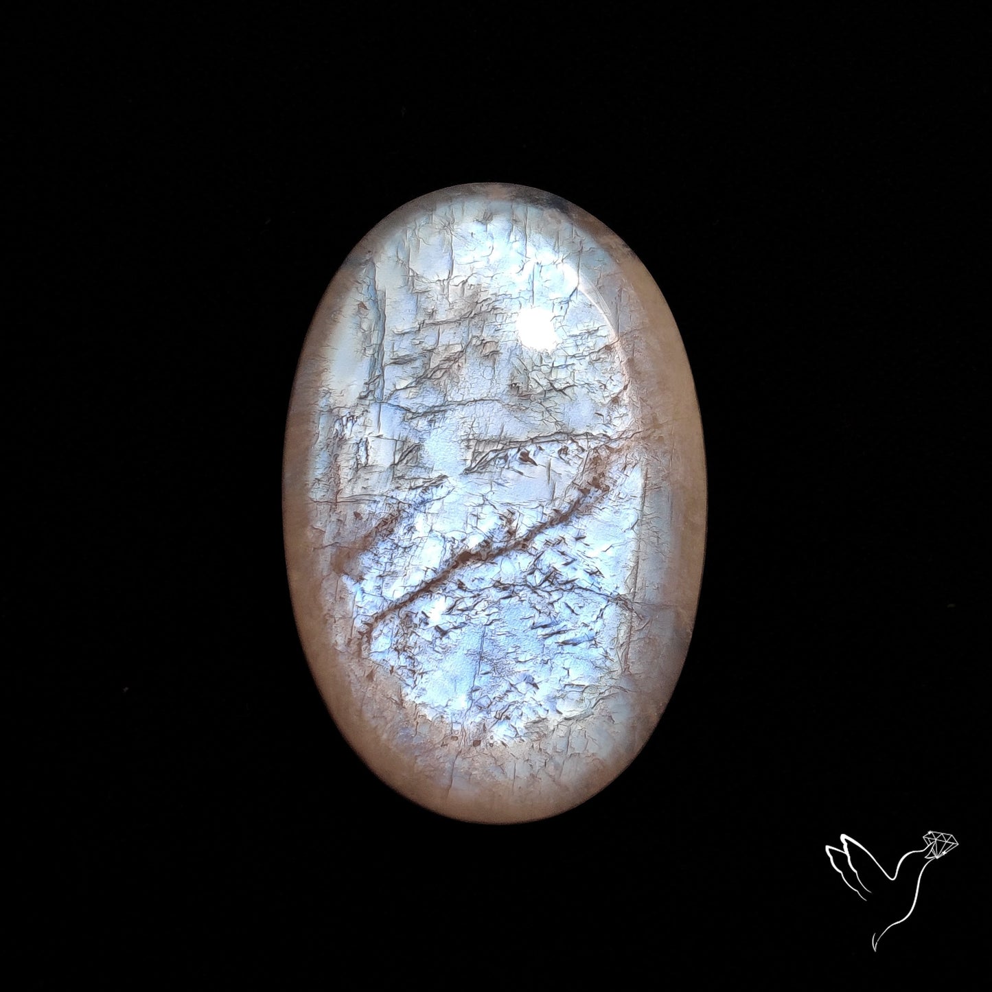 Russian Belomorite Moonstone Cabochon