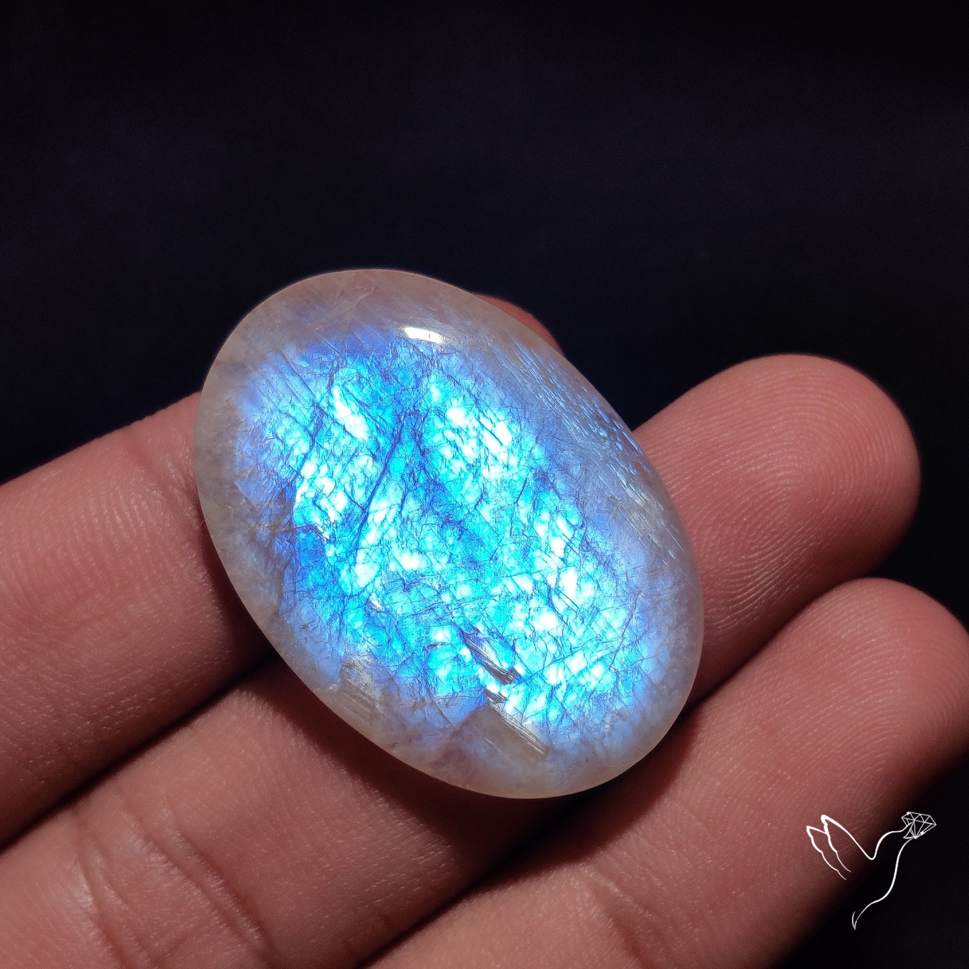 Russian Belomorite Moonstone Cabochon