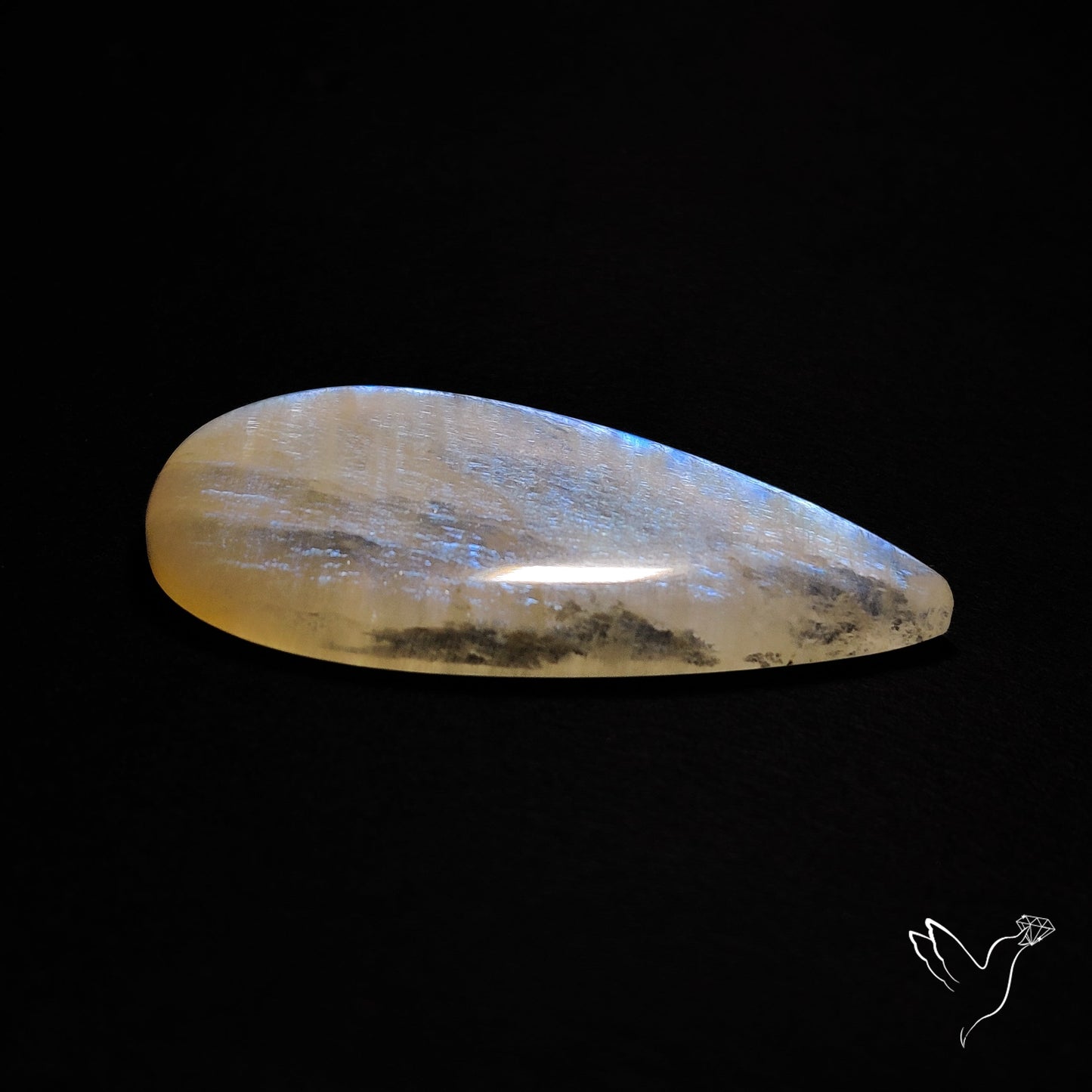 Russian Belomorite Moonstone Cabochon
