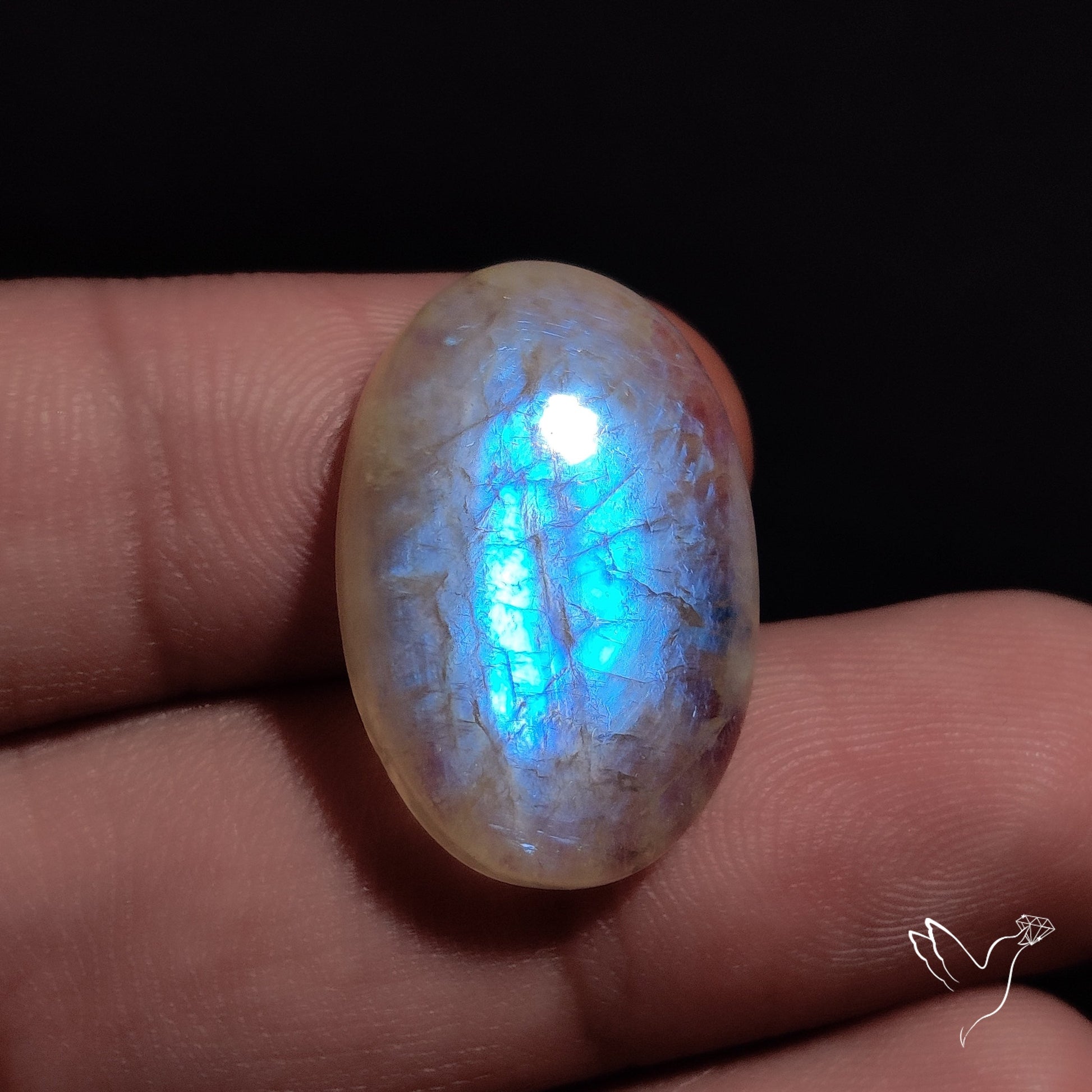 Russian Belomorite Moonstone Cabochon