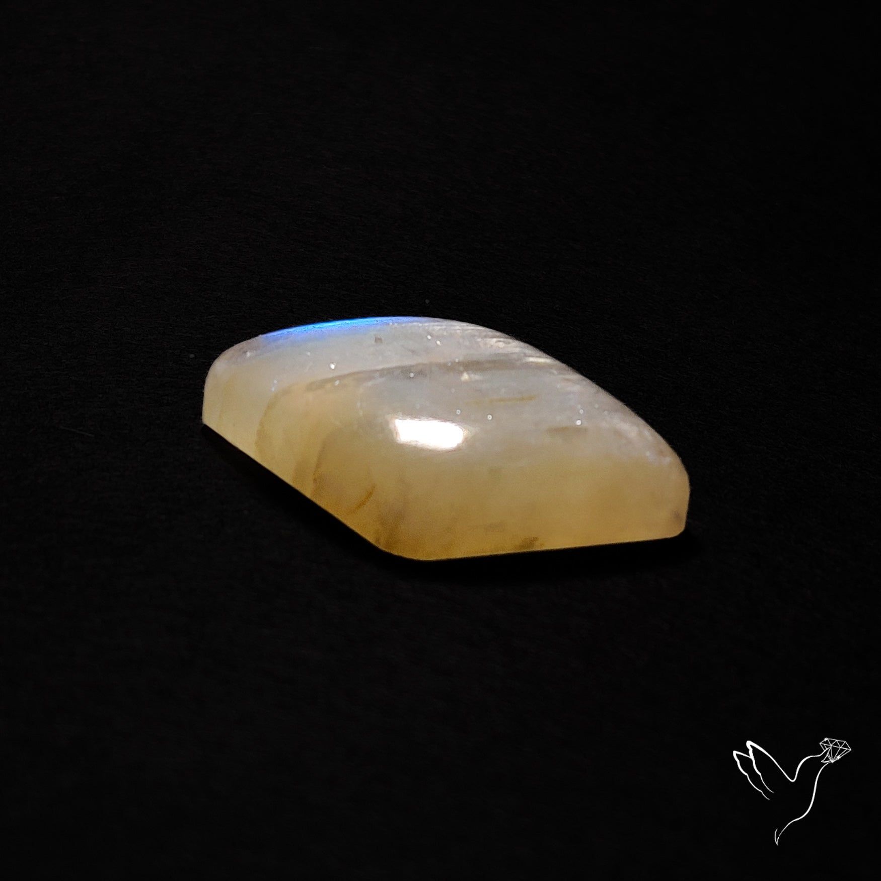 Russian Belomorite Moonstone Cabochon