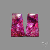 Purple Mohave Turquoise Pair