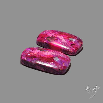 Purple Mohave Turquoise Pair