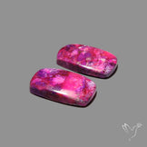 Purple Mohave Turquoise Pair
