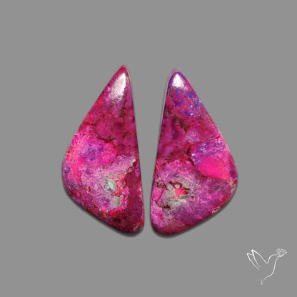 Purple Mohave Turquoise Pair