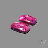 Purple Mohave Turquoise Pair