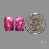 Purple Mohave Turquoise Pair