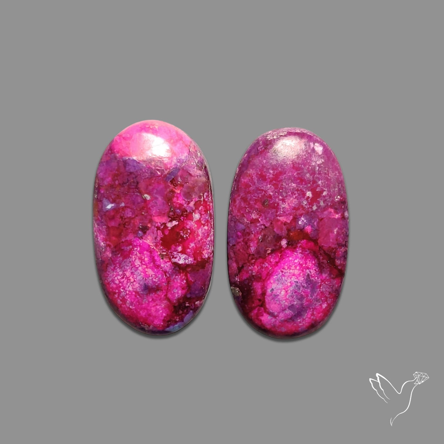 Purple Mohave Turquoise Pair