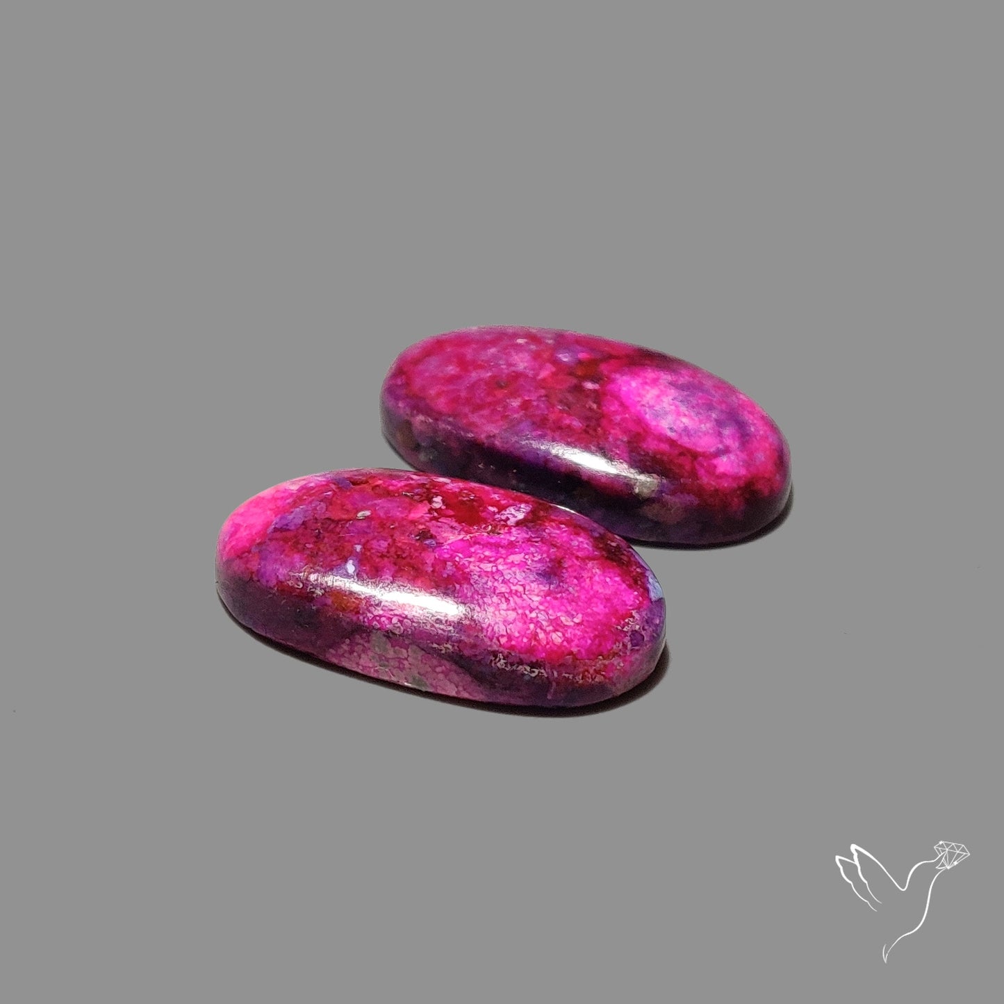 Purple Mohave Turquoise Pair