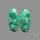 Green Mohave Turquoise Pair