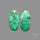 Green Mohave Turquoise Pair