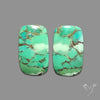 Green Mohave Turquoise Pair