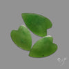 Nephrite Jade Hearts Lot