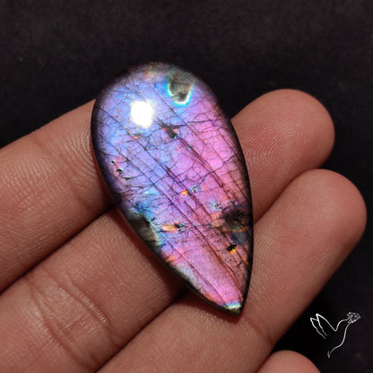 Finland Purple Spectrolite Cabochon
