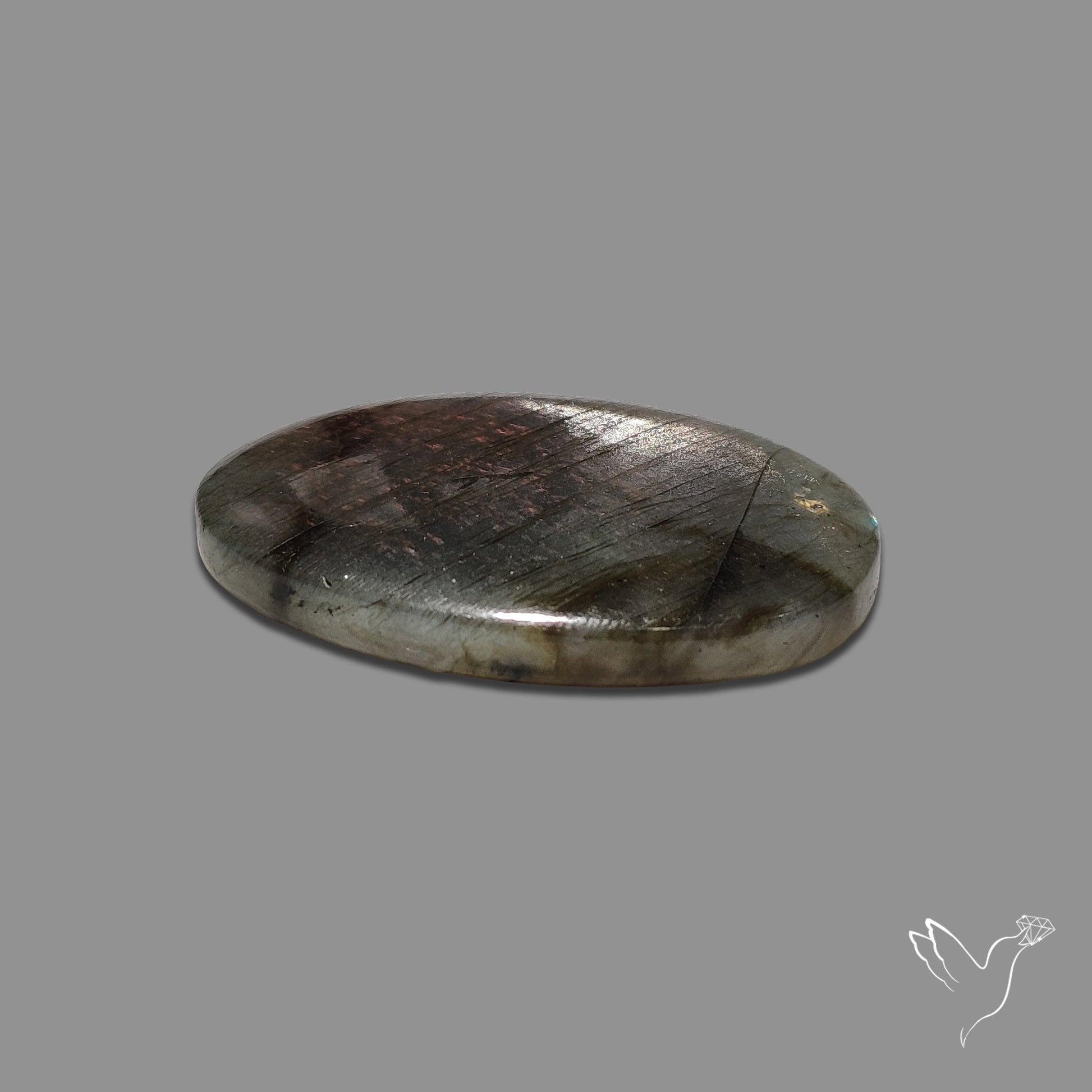 Finland Spectrolite Rainbow Purple Sheen Cabochon