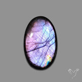 Finland Spectrolite Rainbow Purple Sheen Cabochon