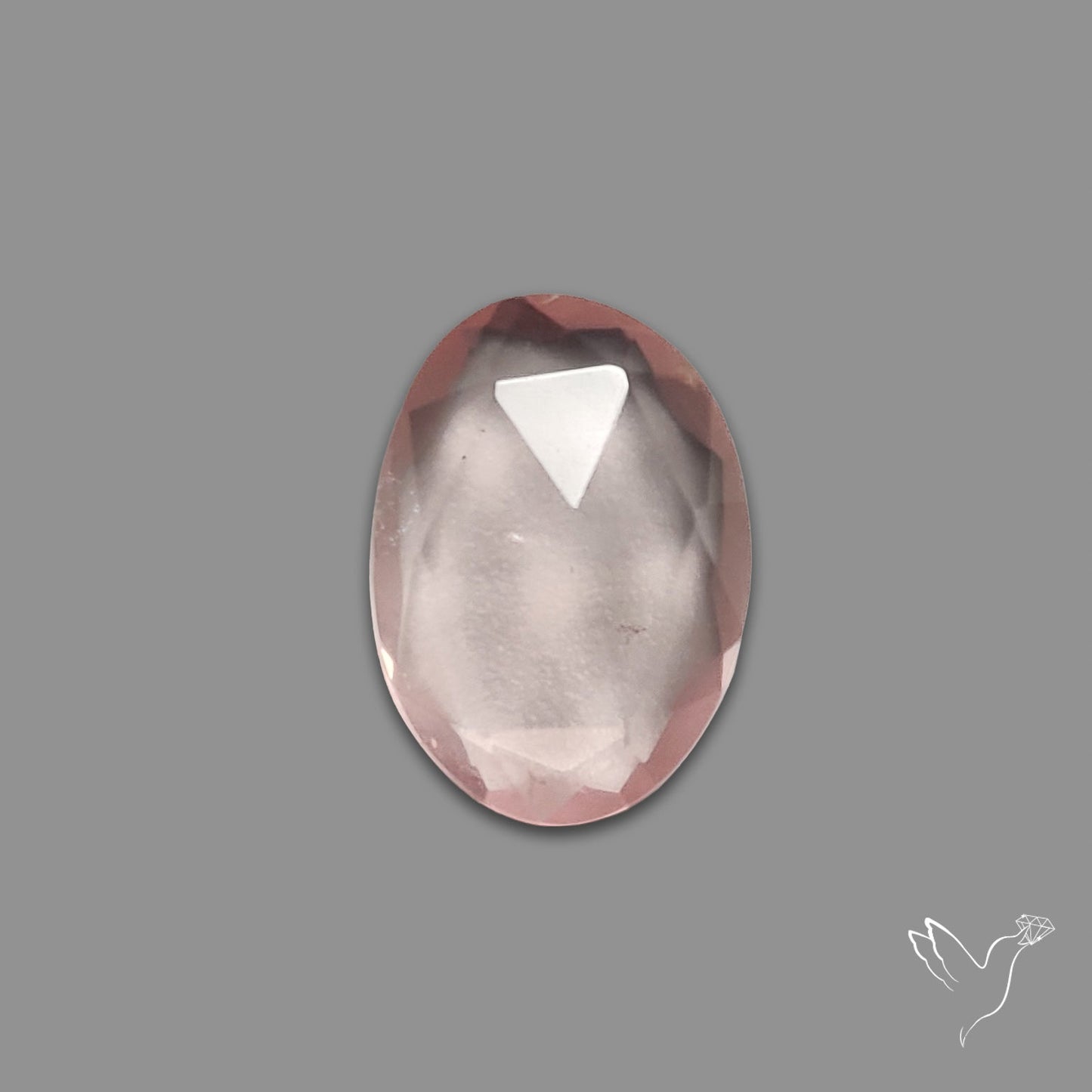 Rose Quartz Rose Cut Faceted