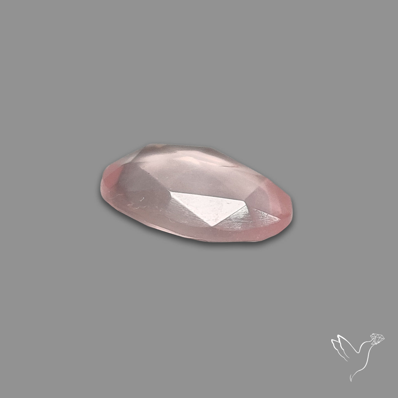 Rose Quartz Rose Cut Faceted
