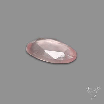 Rose Quartz Rose Cut Faceted