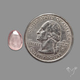 Rose Quartz Rose Cut Faceted
