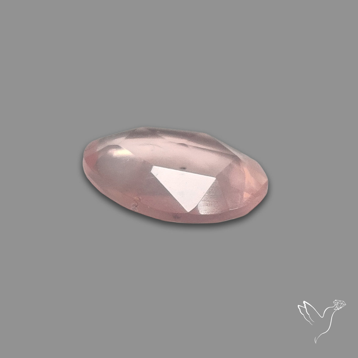 Rose Quartz Rose Cut Faceted
