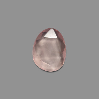 Rose Quartz Rose Cut Faceted