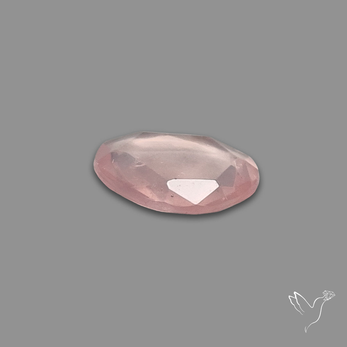 Rose Quartz Rose Cut Faceted